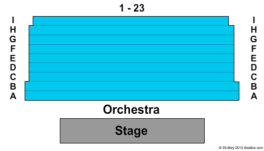 Acorn Theatre End Stage Seating Chart